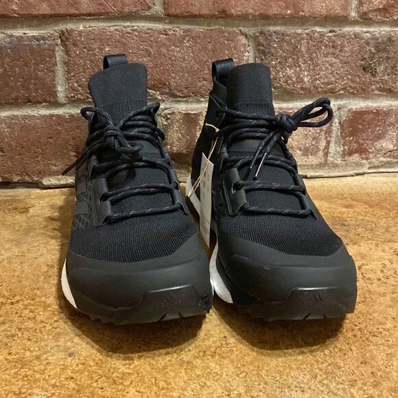 ADIDAS mens black TERREX FREE‎ HIKER Hiking Shoes